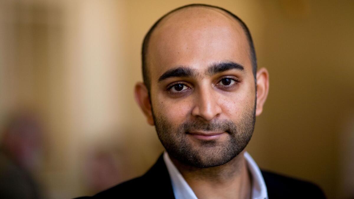 Mohsin Hamid reads Wednesday at the Skirball Center from his new novel "Exit West."