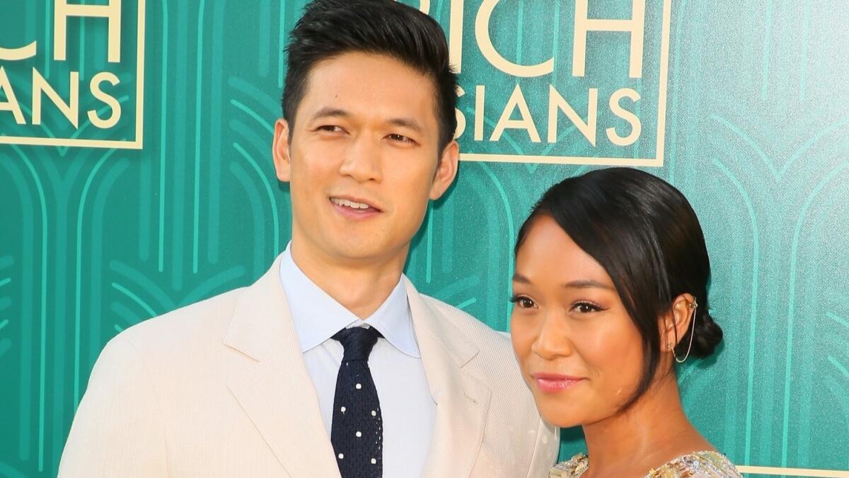 Harry Shum Jr. and his wife actress Shelby Rabara