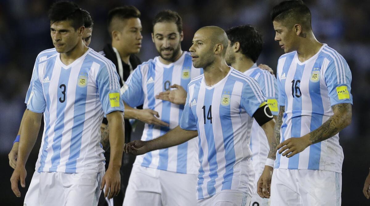 Así quedaron los argentinos al final del juego...