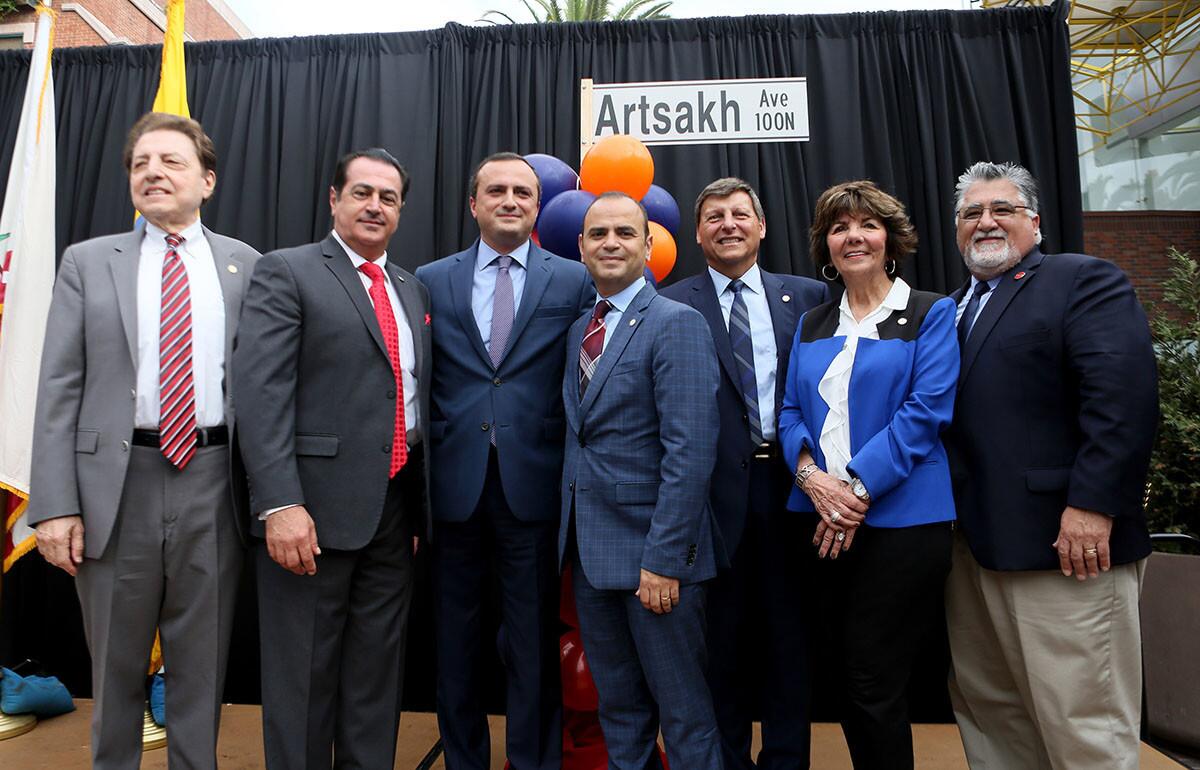 Photo Gallery: City of Glendale street name change historic; Maryland Ave. becomes Artsakh Ave.