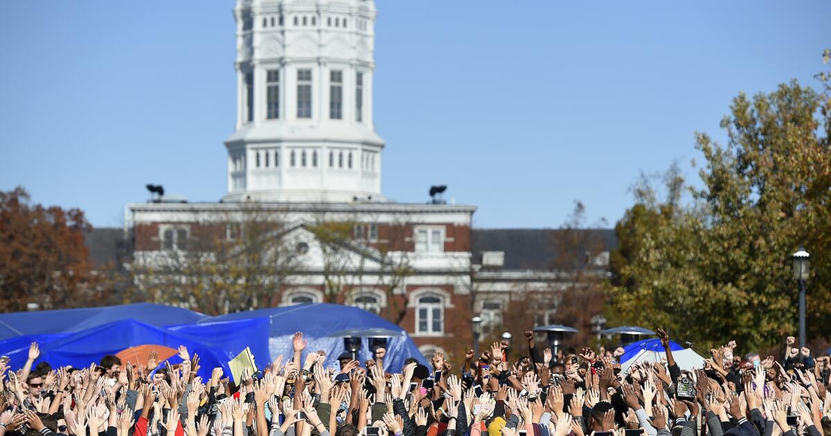 The last 58 days at the University of Missouri