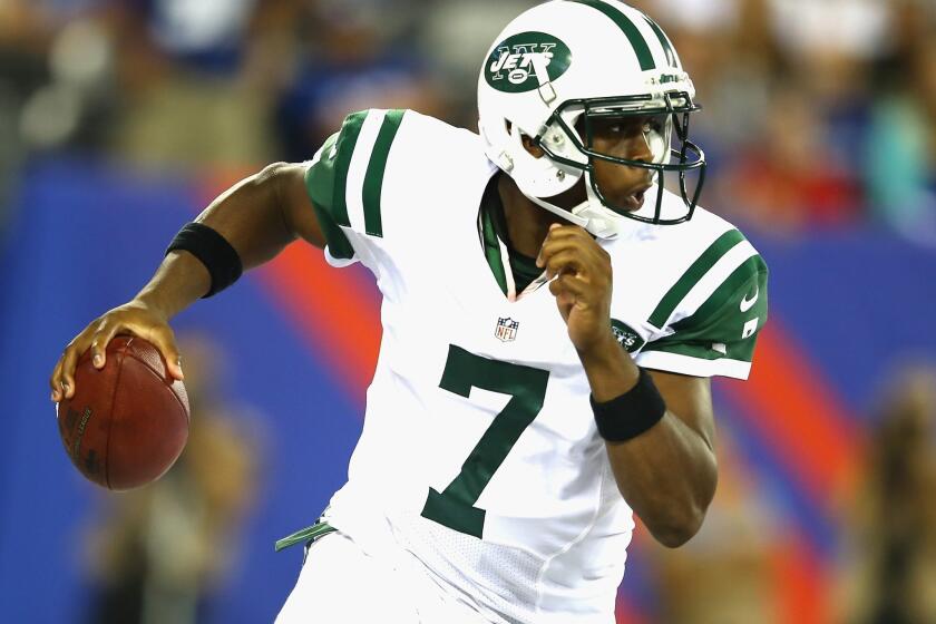 Rookie quarterback Geno Smith will start for the New York Jets this week against Tampa Bay.