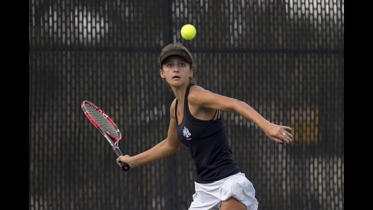 Photo Gallery: Newport Harbor girls' tennis vs. Northwood