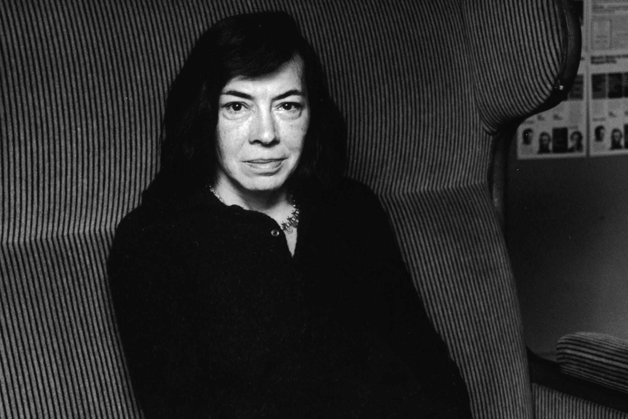 Mystery author Patricia Highsmith, whose edited diaries and notebooks are being released 26 years after her death.
