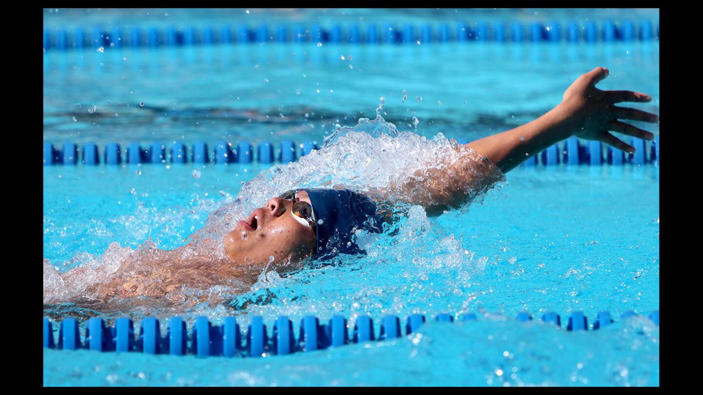 Photo Gallery: Flintridge Prep swimming vs. Poly High