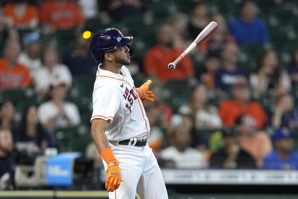 José Siri has four hits and two homers in his first MLB start