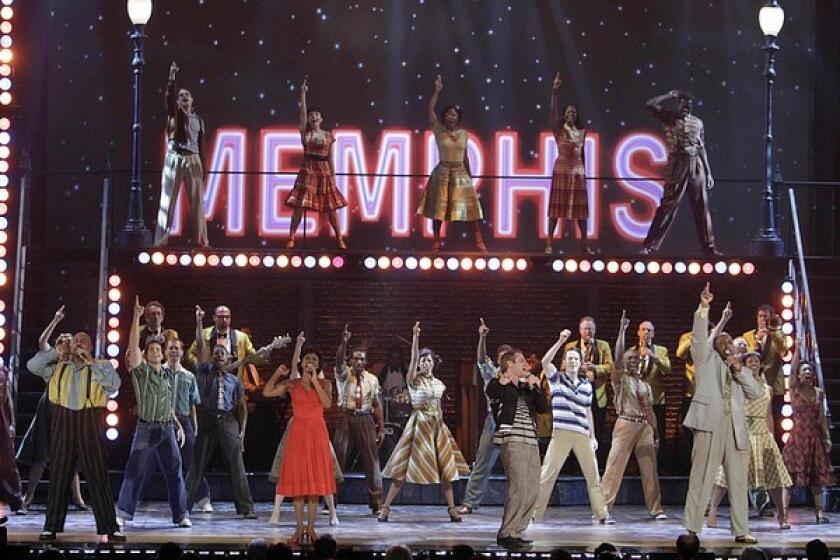 The cast of "Memphis" trots out a big number at the 64th annual Tony Awards.
