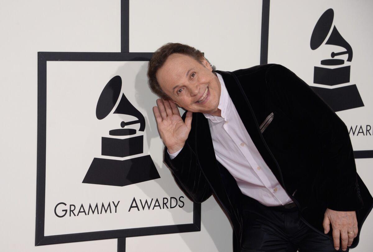 Actor Billy Crystal, here at this year's Grammy Awards, will soon play a version of himself on a new FX comedy.