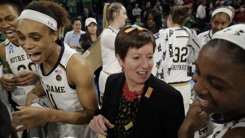 Muffet McGraw, Notre Dame had difficult journey in trying to repeat as ...