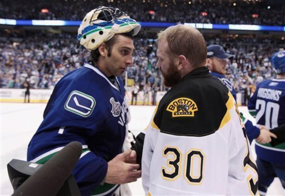 Luongo, Canucks fall to Bruins in Game 7 - The San Diego Union-Tribune