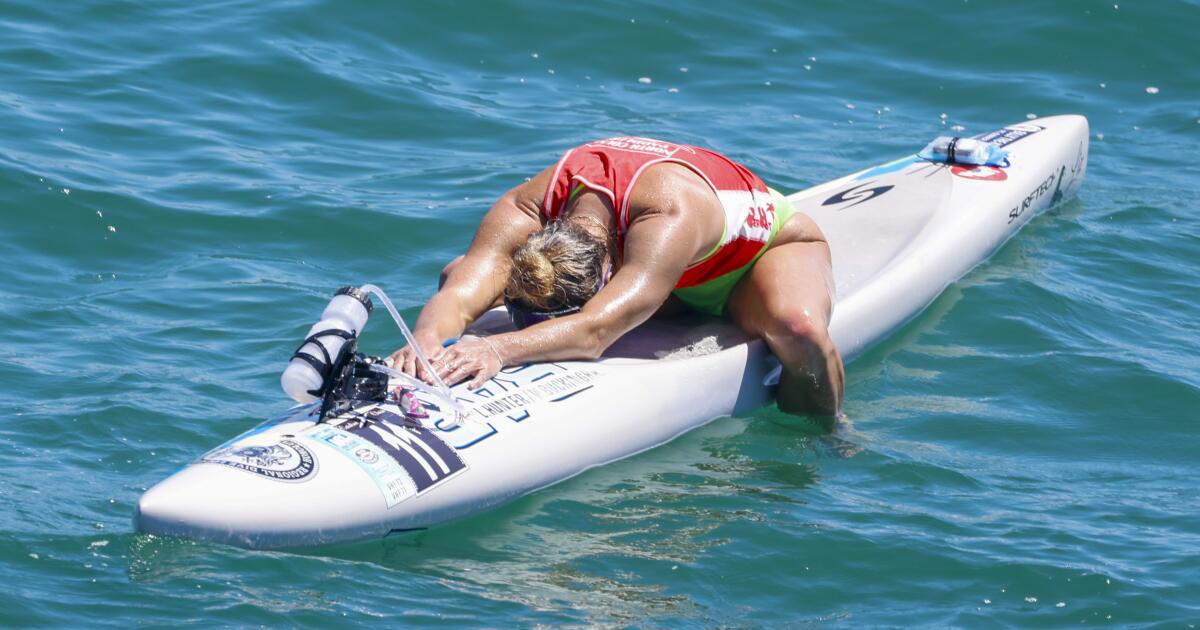 Catalina'dan Manhattan Plajı'na klasik bir paddleboard yarışı 32 mil işkencedir