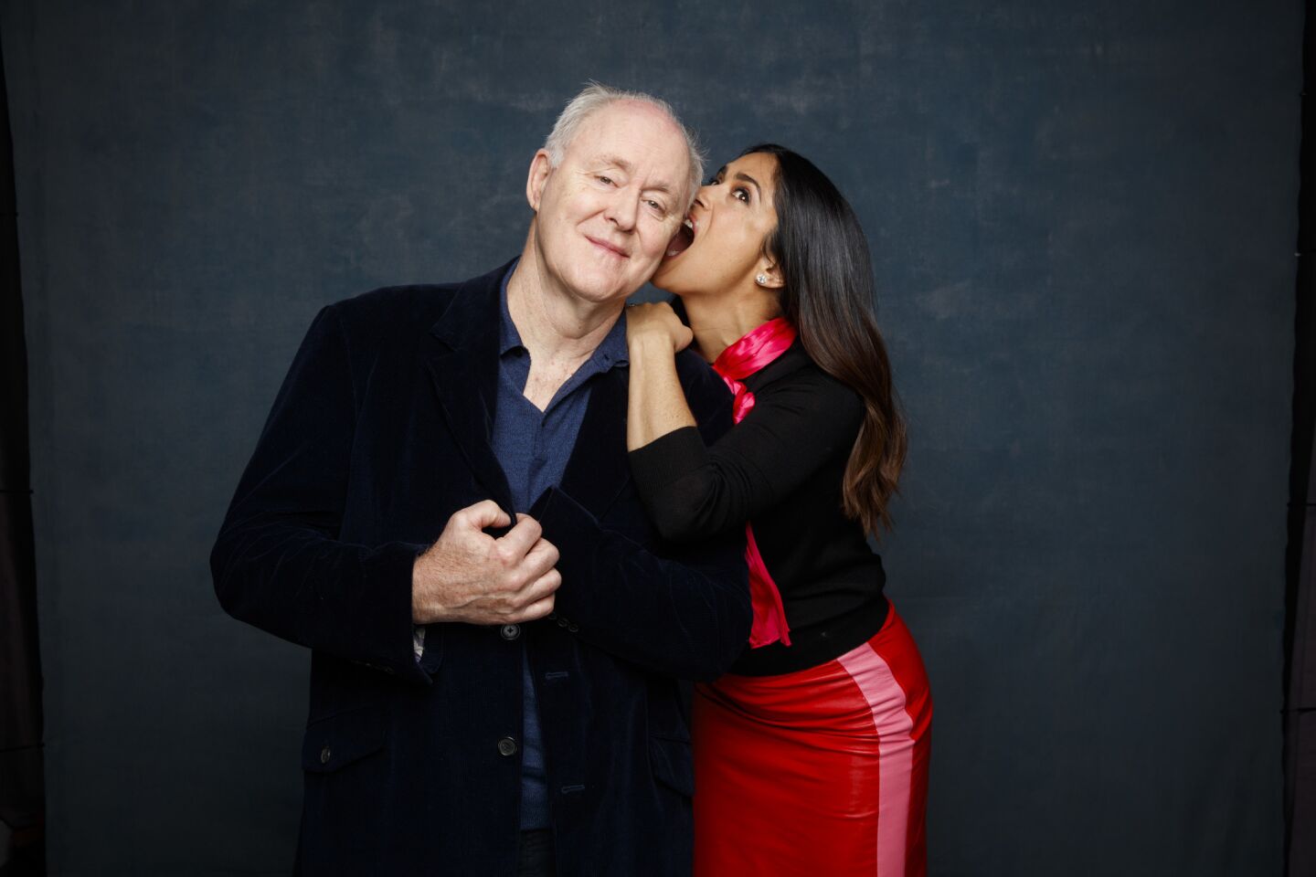Celebrity portraits by The Times | John Lithgow and Salma Hayek