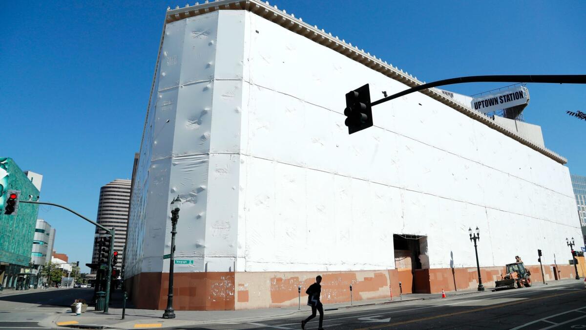 Uber bought Oakland's old Sears department store, now known as Uptown Station, two years ago. It now may sell the building.
