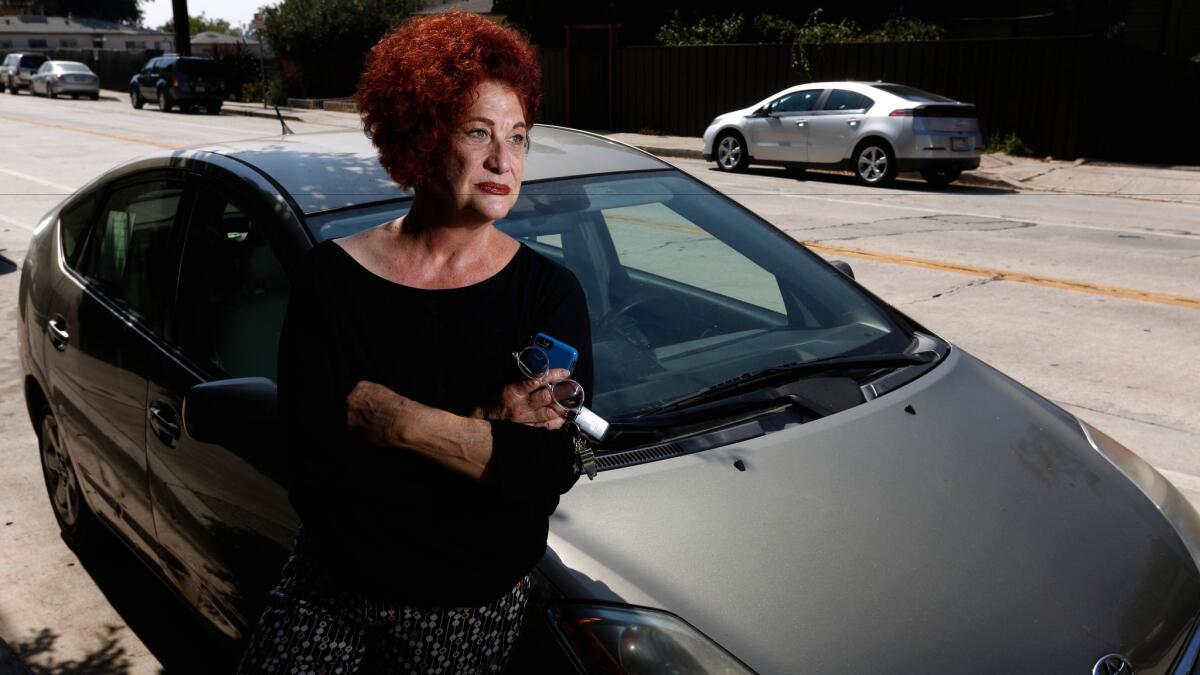 Penny Peyrot of Silver Lake had the converter stolen from her 2008 Prius late last year.