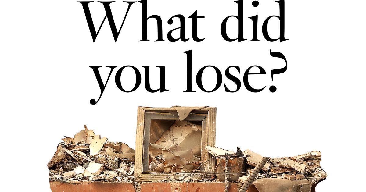 Altadena and Pacific Palisades community members: Help us share your stories of loss Altadena and Pacific Palisades community members: Help us share your stories of loss