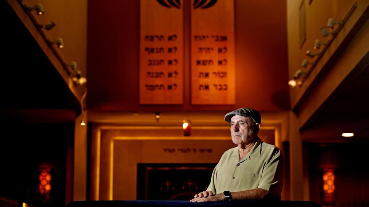 Basil Luck, co-founder of Beth Jacob Congregation in Irvine, said the profane, anti-Semitic message spray-painted on the side of their building "hurts me in the heart" but the huge outpouring of support nurtures hope.