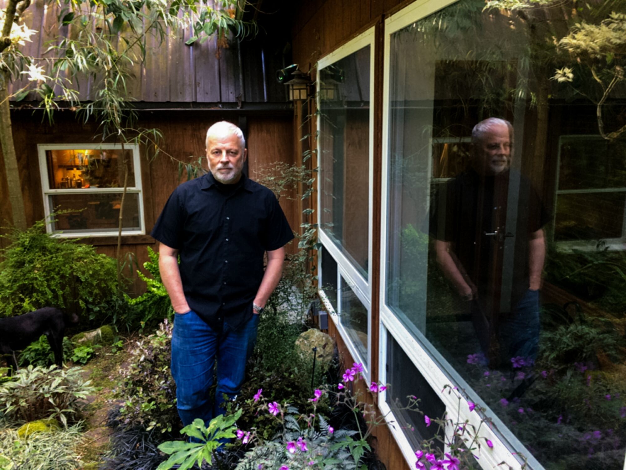 Warren Read outside his home in Washington state.