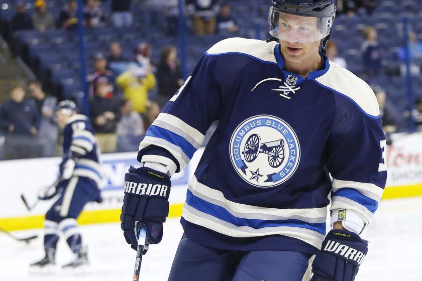 Jordan Leopold was traded by the Blue Jackets back home to Minnesota after his daughter wrote a letter pleading for his return.