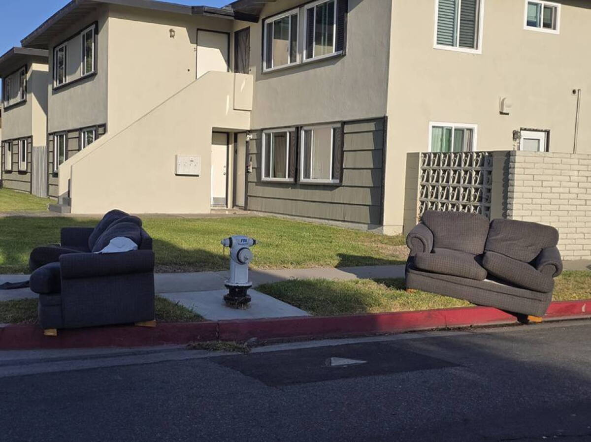 Trash dumped in Costa Mesa