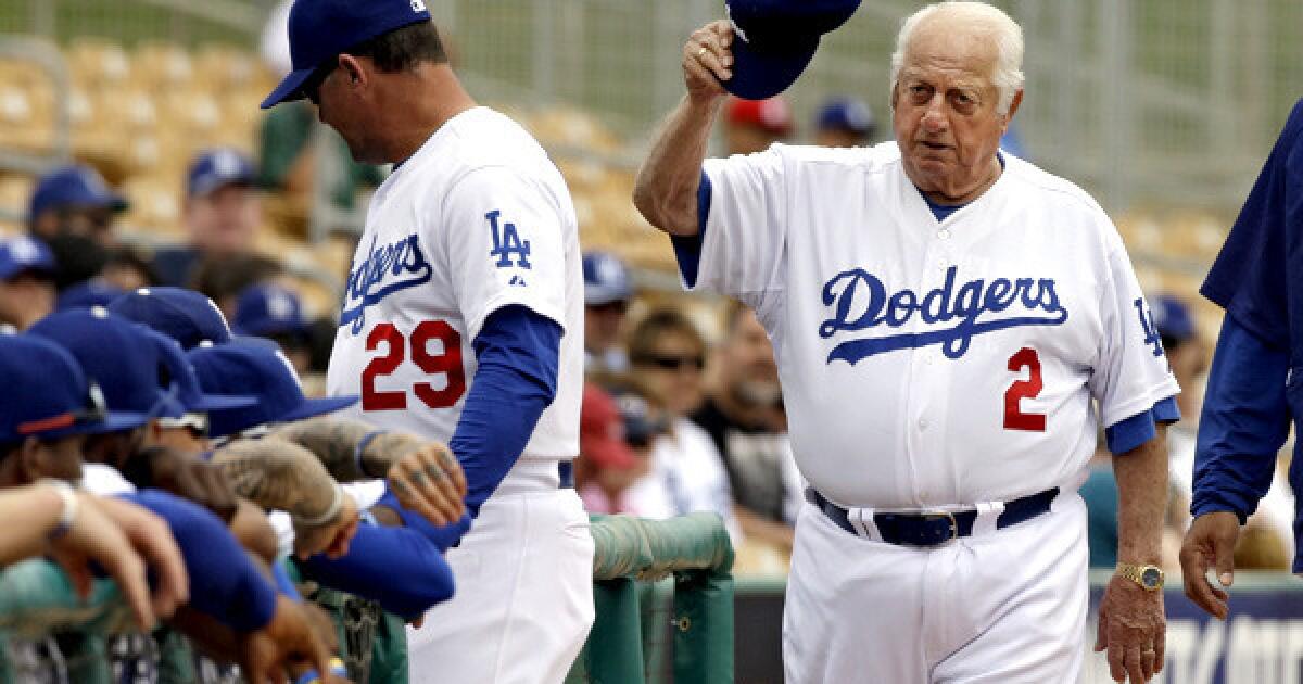 Los Angeles Times on X: Tommy Lasorda eats Chinese and Italian