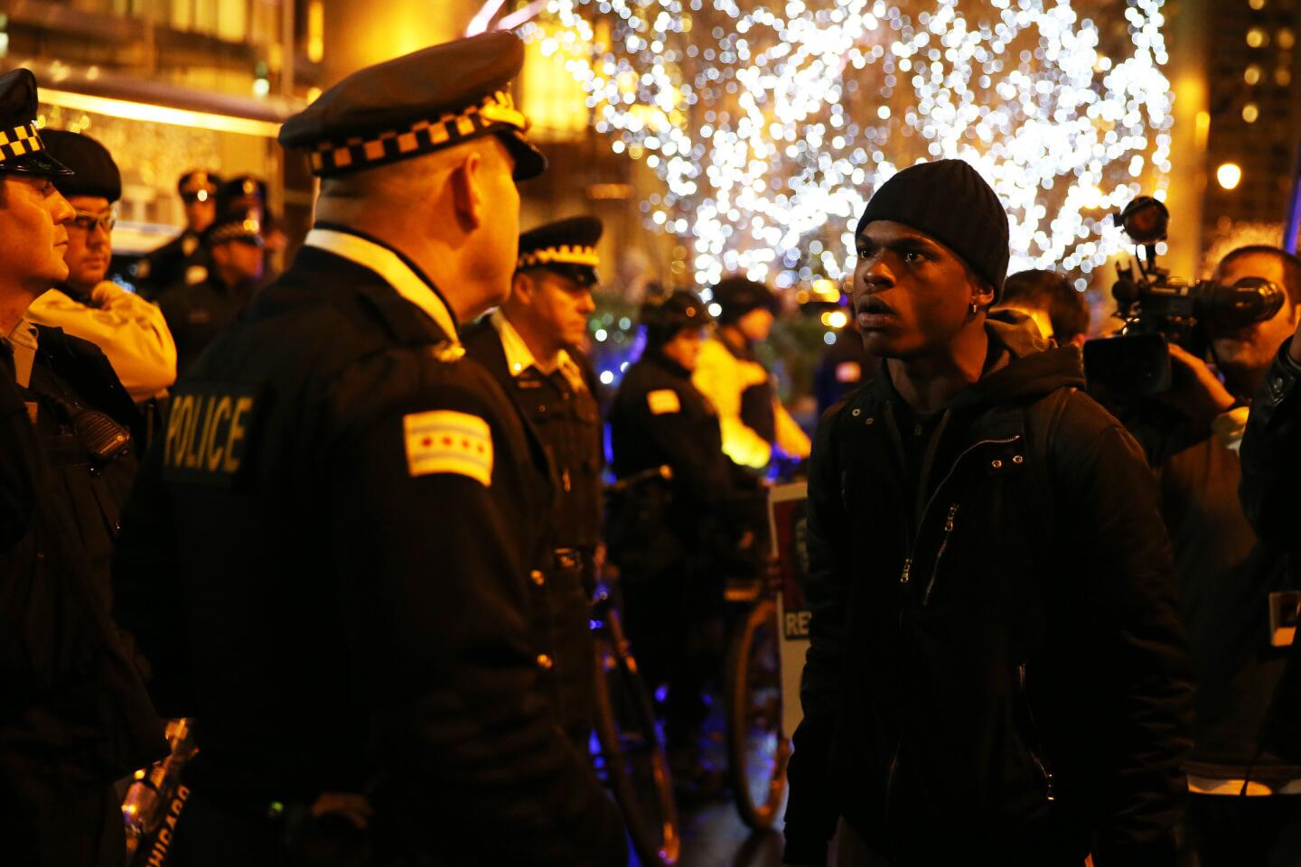 Confronting police