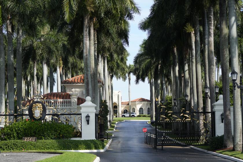 The Trump International Golf Club is shown, Monday, Sept. 16, 2024, in West Palm Beach, Fla. (AP Photo/Lynne Sladky)