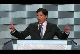 State Sen. Kevin de León (Calif.) speaks at the Democratic National Convention