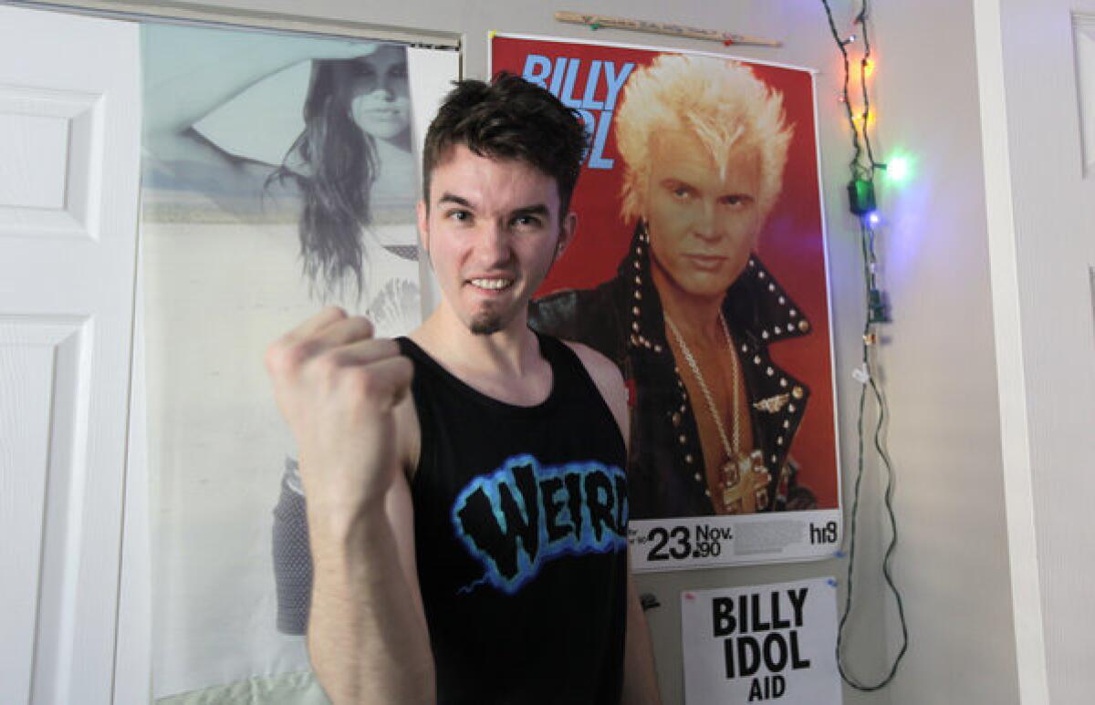 Michael Henrichsen will trade a poster for the real deal, when Billy Idol plays a concert Friday to raise money for charity and celebrate Henrichsen's birthday.