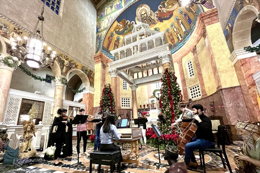 Kontrapunktus performs Baroque music at St. Andrew's Catholic Church.