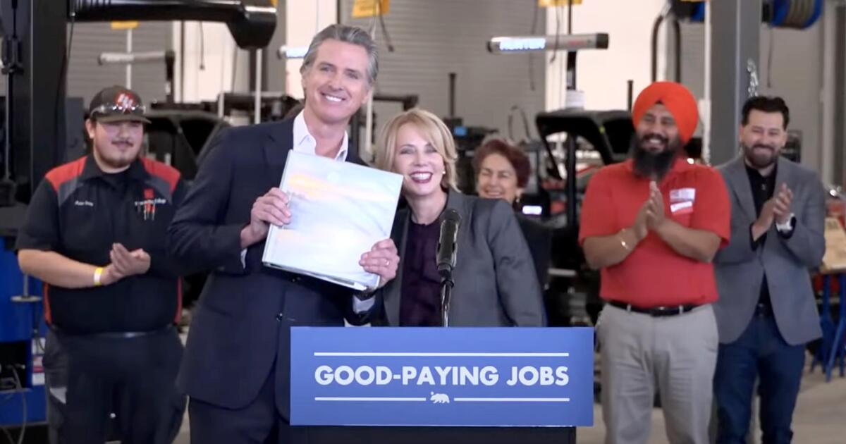 Newsom is pitching his economic plans to conservative California districts Newsom is pitching his economic plans to conservative California districts