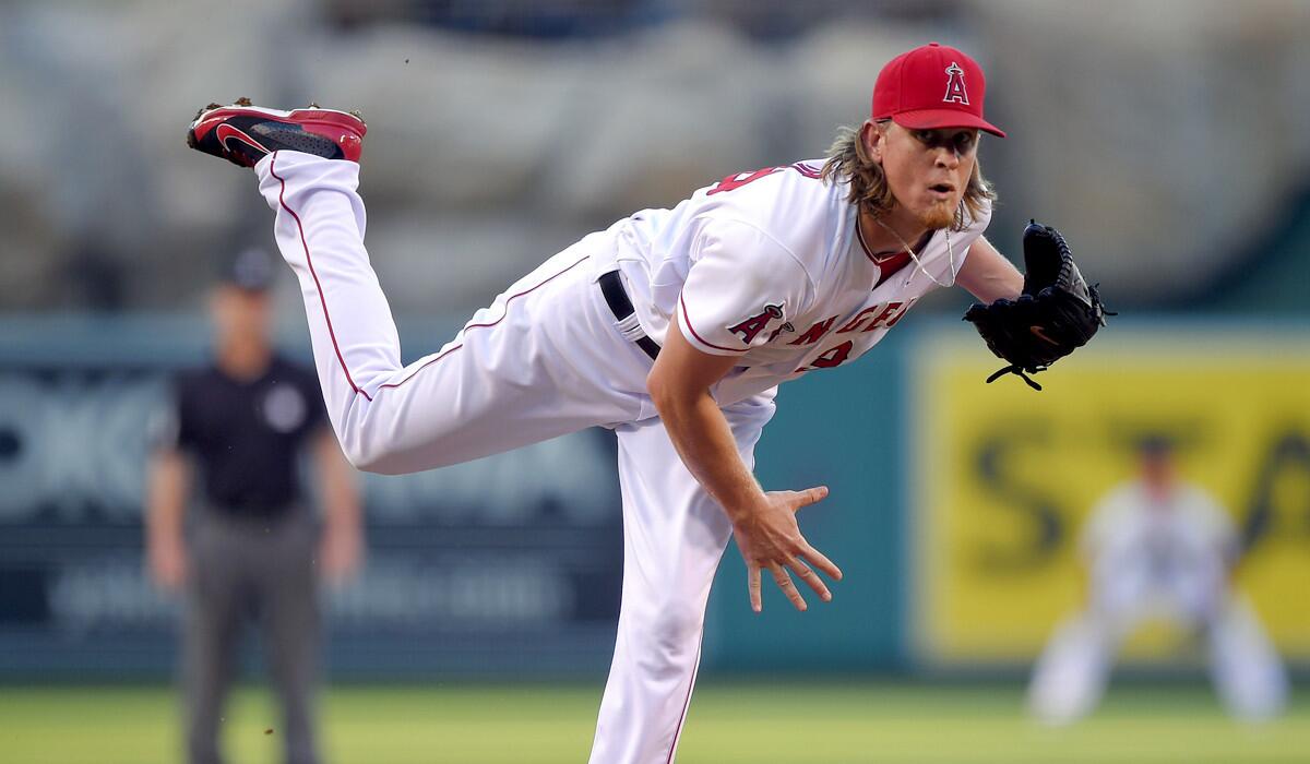 Angels ace Jered Weaver will pitch in Game 1 of the playoffs against the Royals on Thursday and will pitch in Game 4, if necessary, on three days' rest.