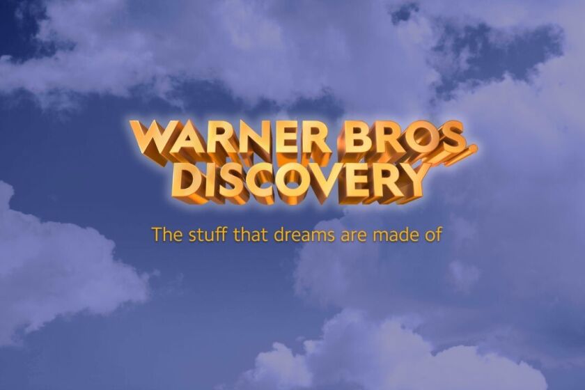 The Warner Bros. Discovery logo.
