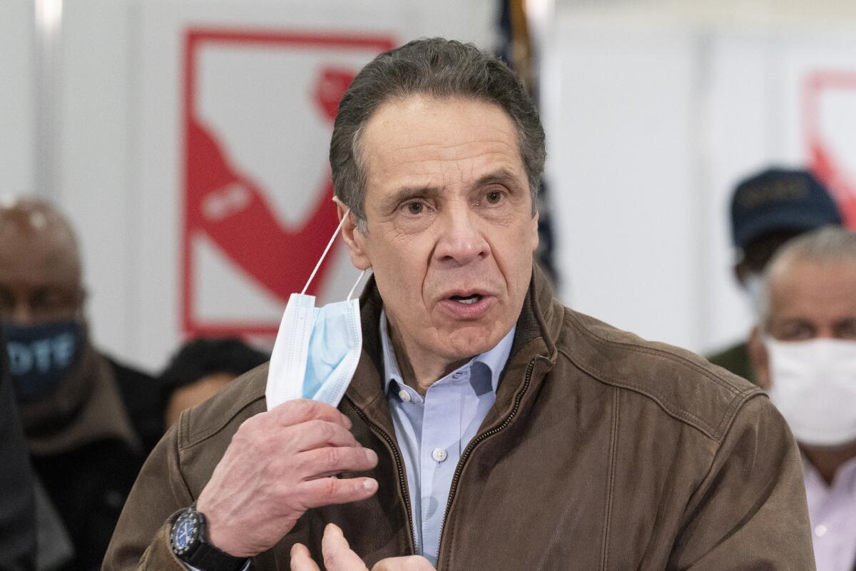 New York Gov. Andrew Cuomo 