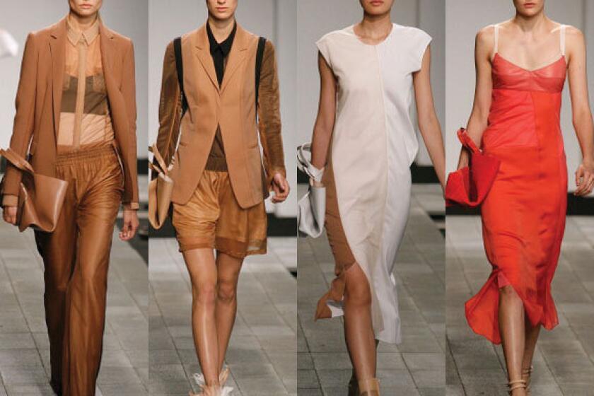 Looks from the Reed Krakoff spring - summer 2013 collection shown during New York Fashion Week.