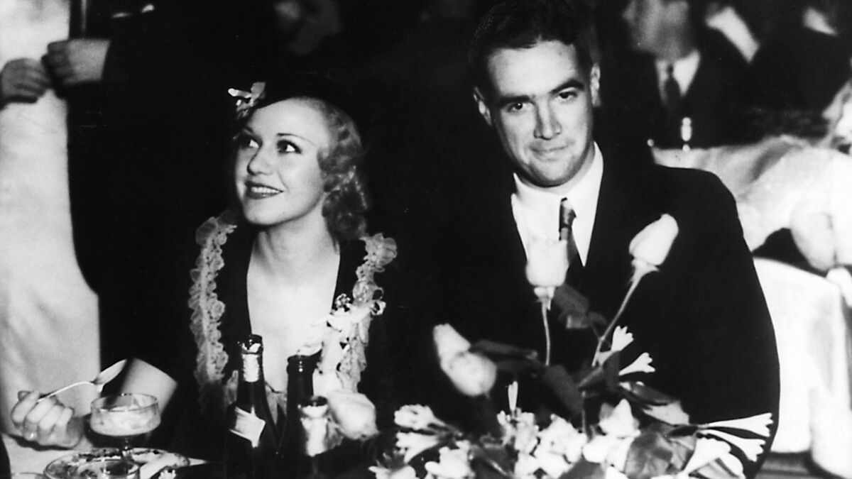 Howard Hughes with Ginger Rogers, one of the many women he dated - or otherwise encountered - in Hollywood. Karina Longworth's book "Seduction" centers the women's stories.