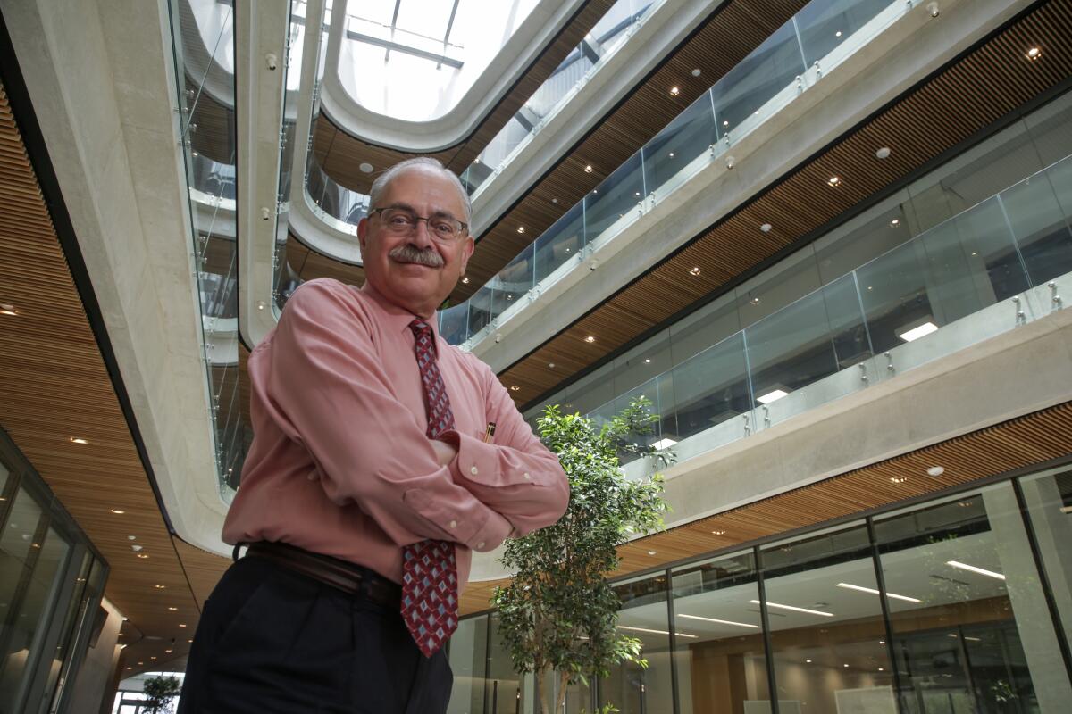 Engineering Dean Al Pisano raised $180 million in public and private money to build Franklin Antonio Hall