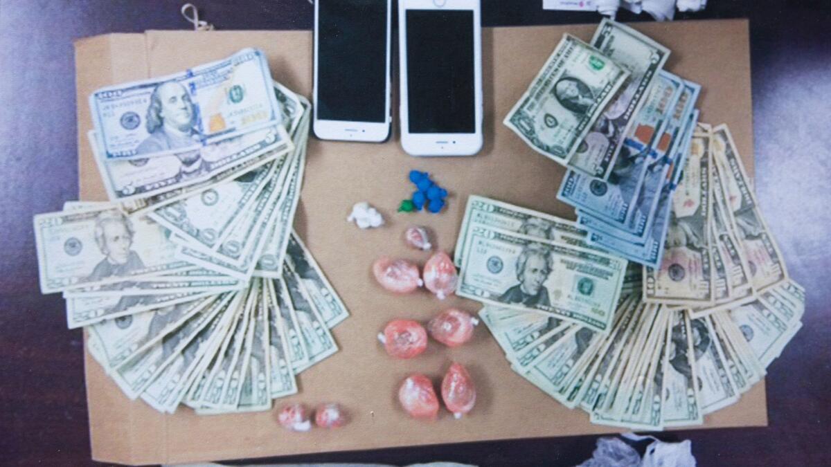 Some of the drugs and money recovered recovered by sheriff's detectives during recent operations to combat opioid-related overdose emergencies.