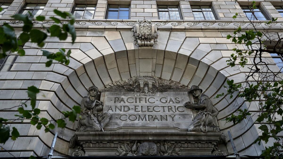 Pacific Gas & Electric headquarters in San Francisco.