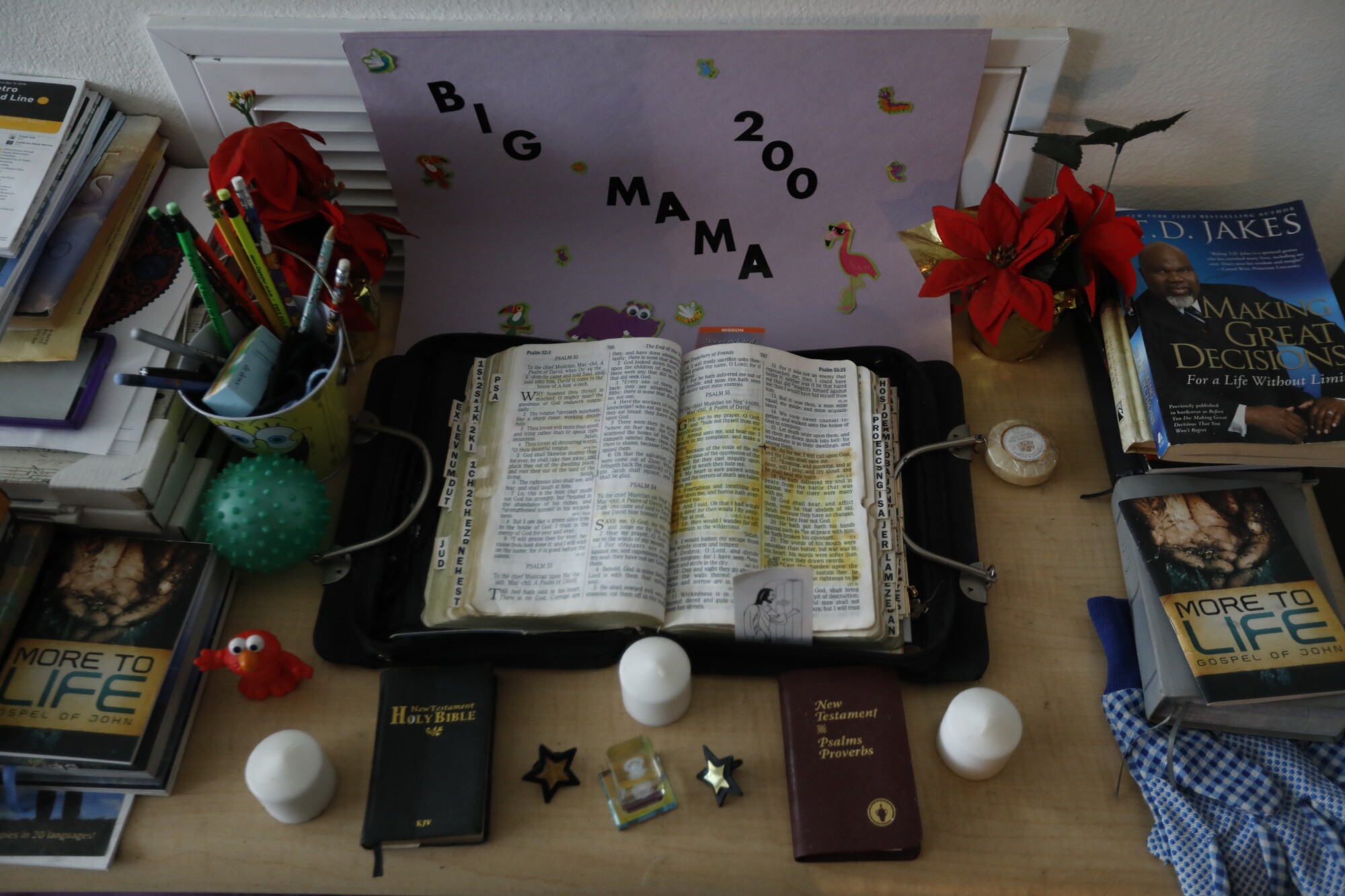 Big Mama's devotional table