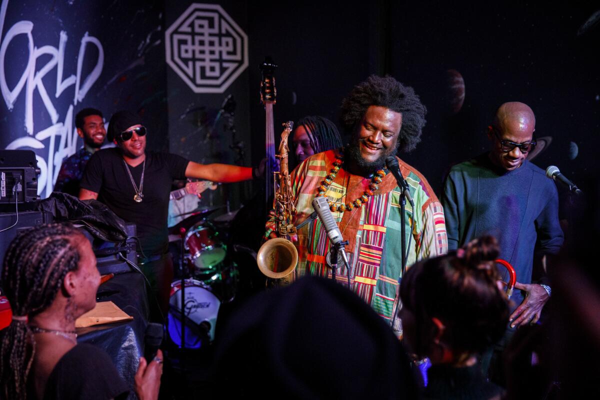 Kamasi Washington at the World Stage.