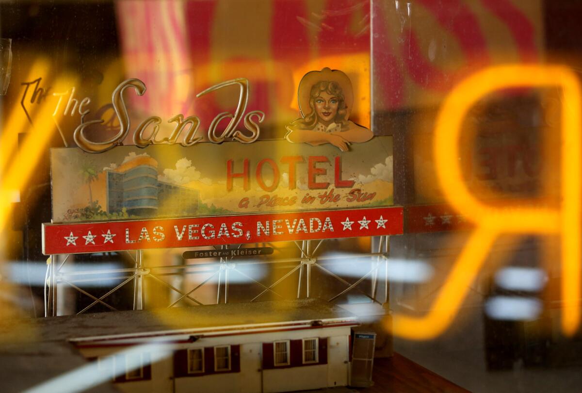  A miniature of the Sands Hotel.