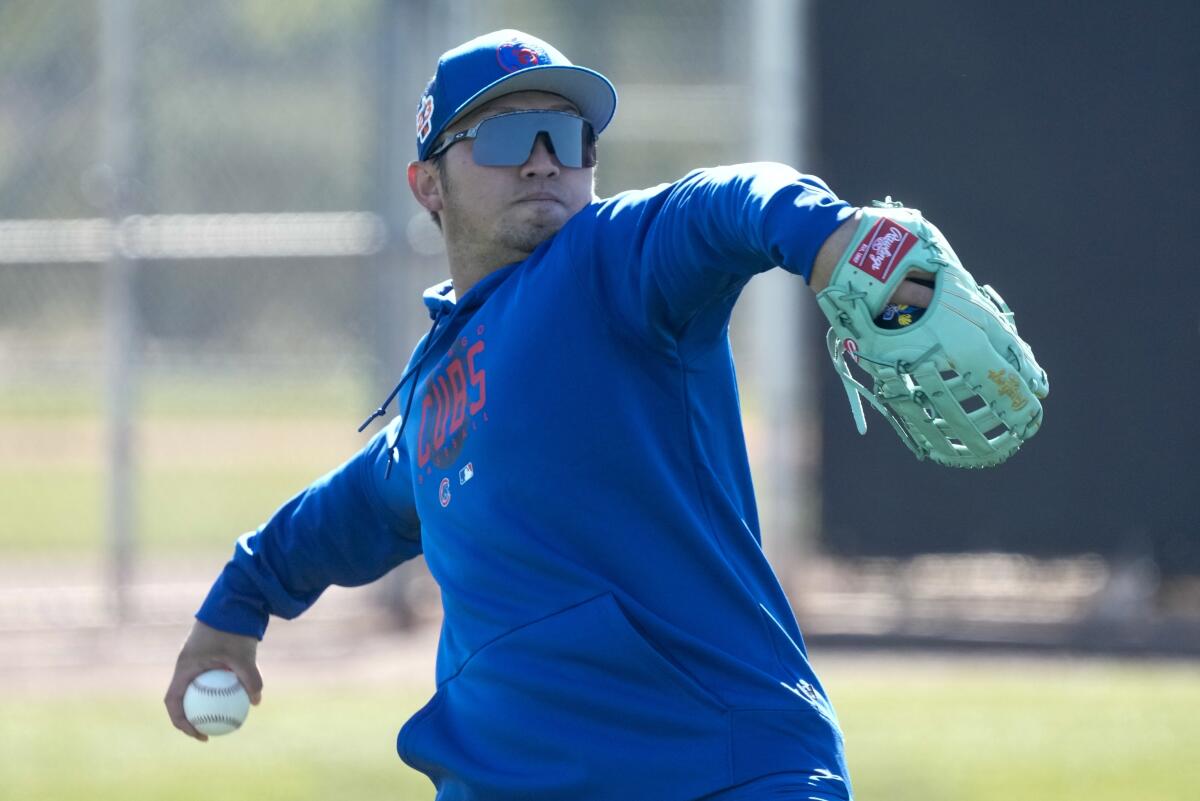 Photos: New Chicago Cubs outfielder Seiya Suzuki