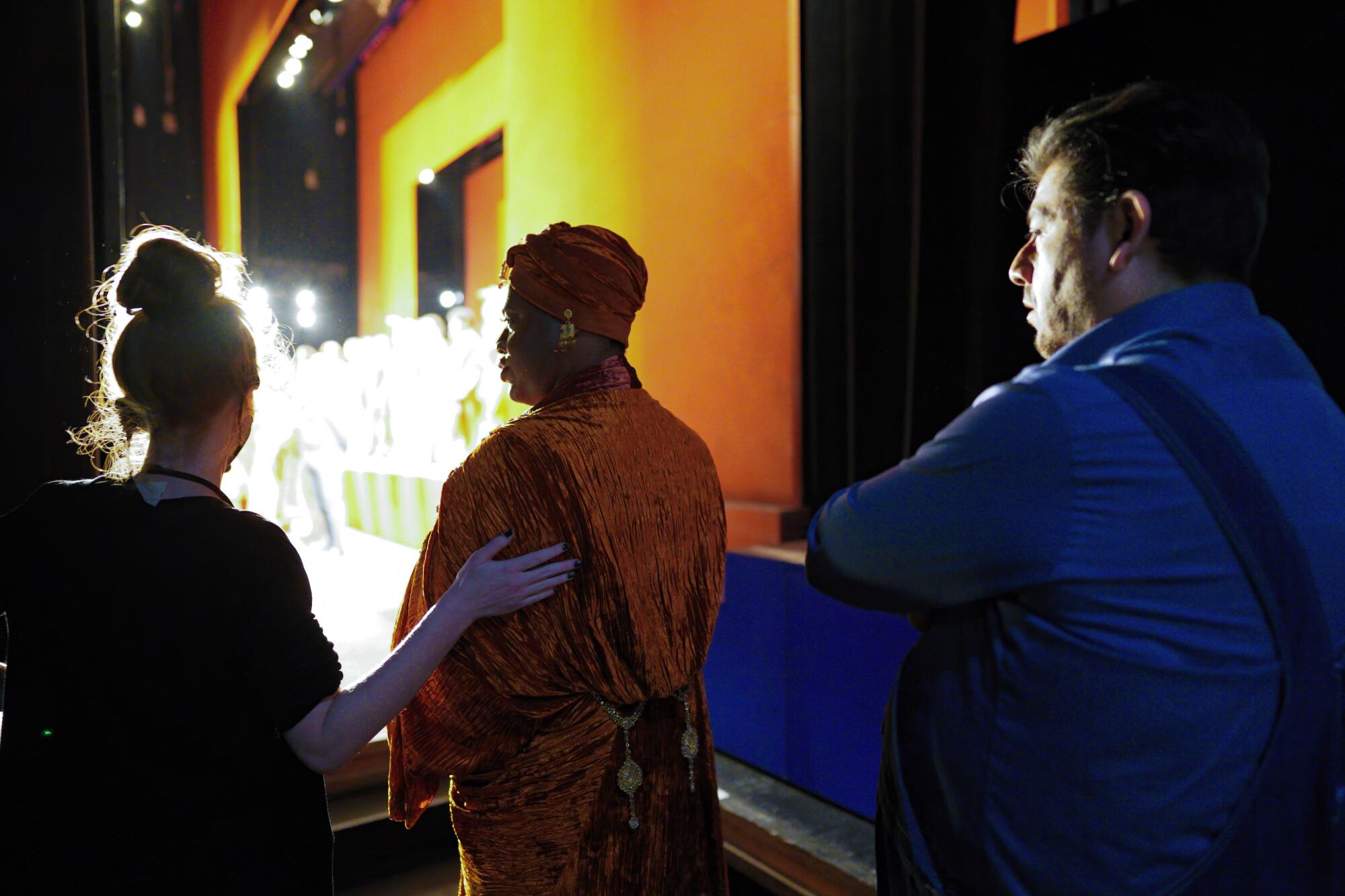 Curtain call for Key”mon Murrah and Alfredo Daza at San Diego Civic Theatre. 