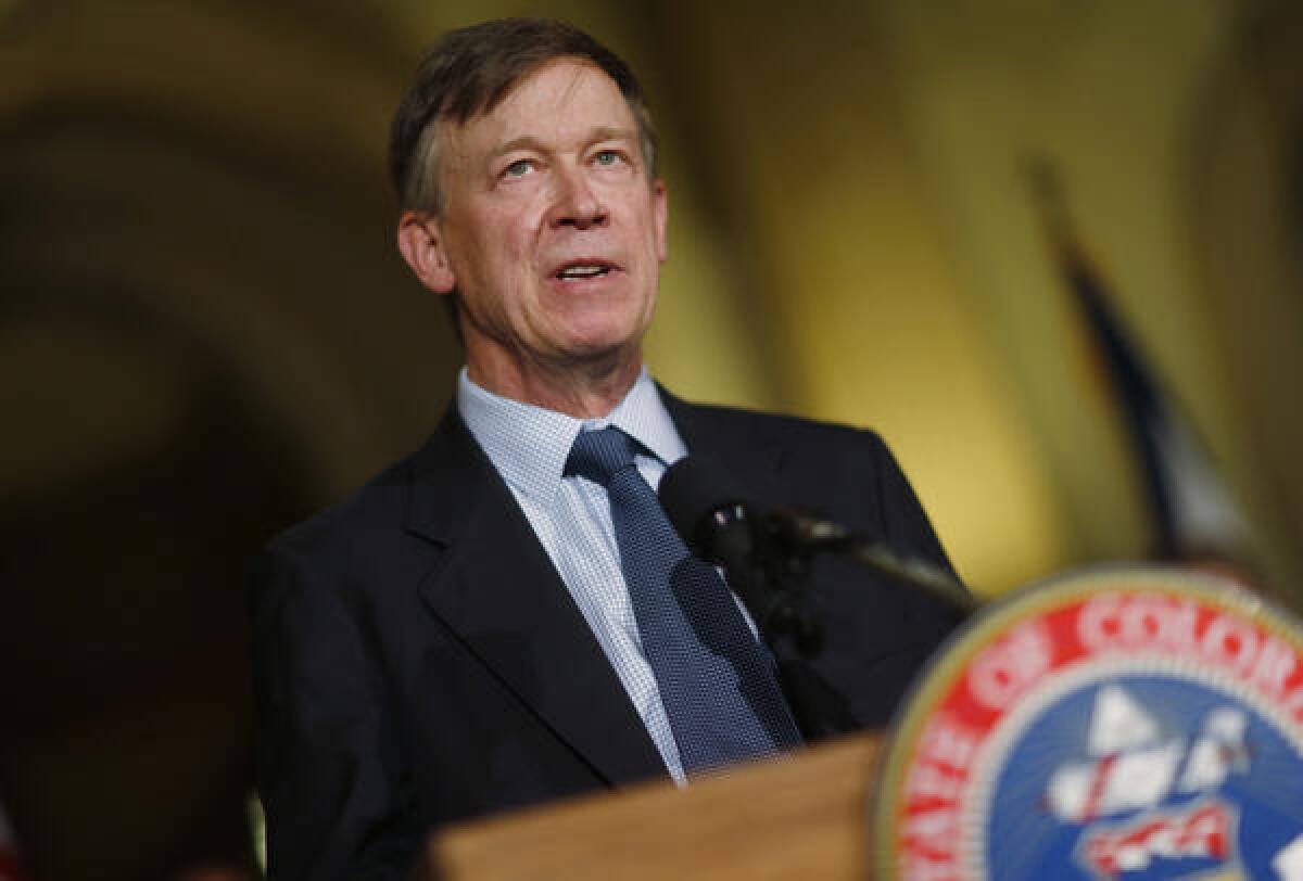 Colorado Gov. John Hickenlooper