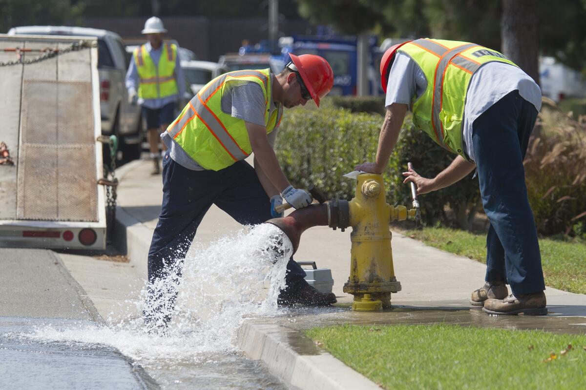 Newport Beach achieved a 29% water-use reduction last month, according to the city. It's the highest yet for Newport and puts its cumulative water savings at 21% from June through March.