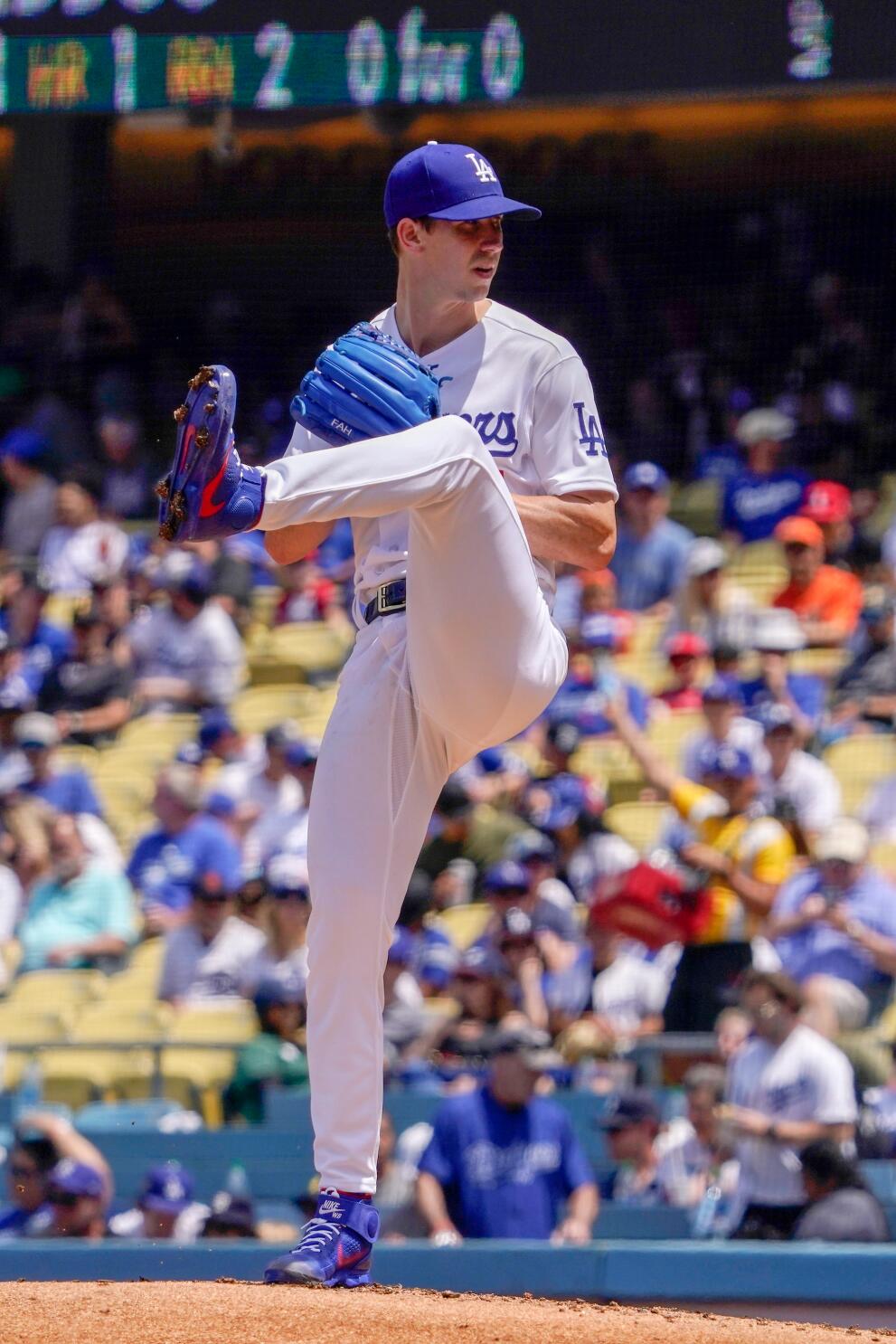 Walker Buehler pitches 2 scoreless innings in major league debut