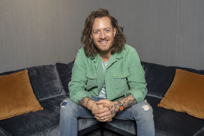 Tyler Hubbard, a member of the duo Florida Georgia Line, poses for a portrait on Tuesday, Jan. 17, 2023, in Nashville, Tenn. A year after launching his solo career, Hubbard has reintroduced himself to fans with two hit solo songs and a debut record. (Photo by Ed Rode/Invision/AP)