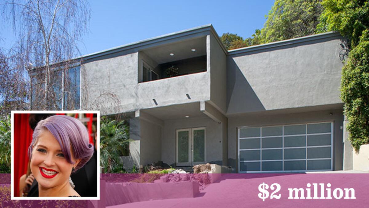 One of two homes in Hollywood Hills owned by Osbourne family members has sold.