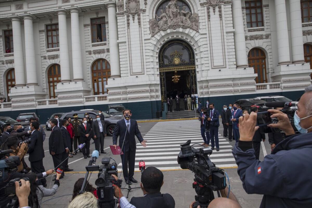 El presidente peruano, Martín Vizcarra