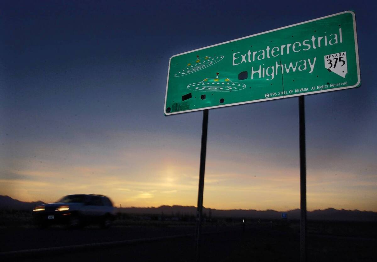 Extraterrestrial Highway near Rachel, Nev. In newly declassified documents, the CIA acknowledges the existence of Area 51, which has captivated listeners on the far ends of the radio dial.